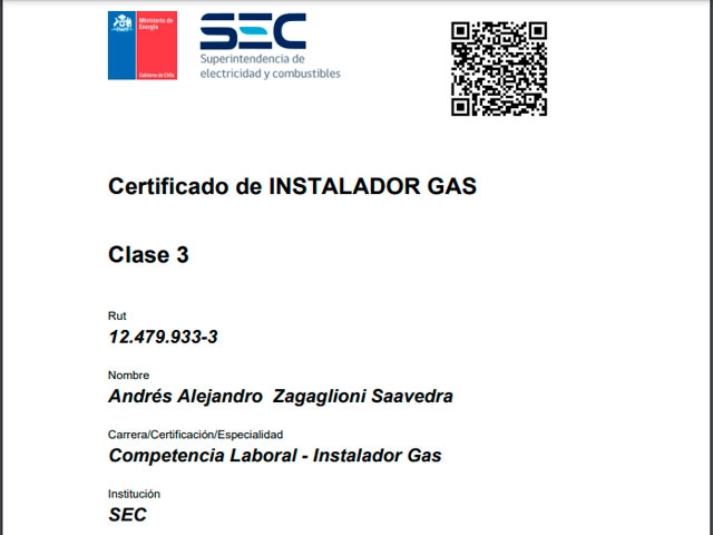 SoyGasfiter.cl Gasfiter Sec instalacion calefont PeÑaflor