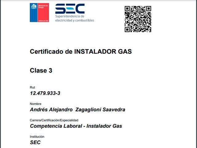 SoyGasfiter.cl Andres Zagaglioni Saavedra