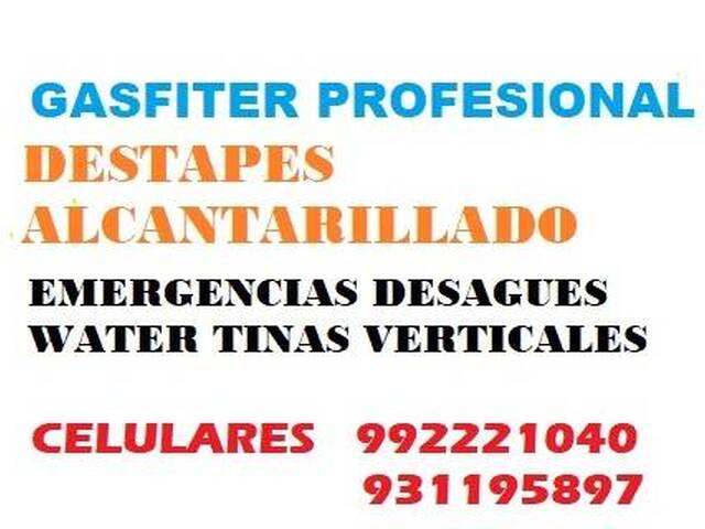 SoyGasfiter.cl Gasfiter Destapes 24/7 Alcantarillado Lo Barnechea